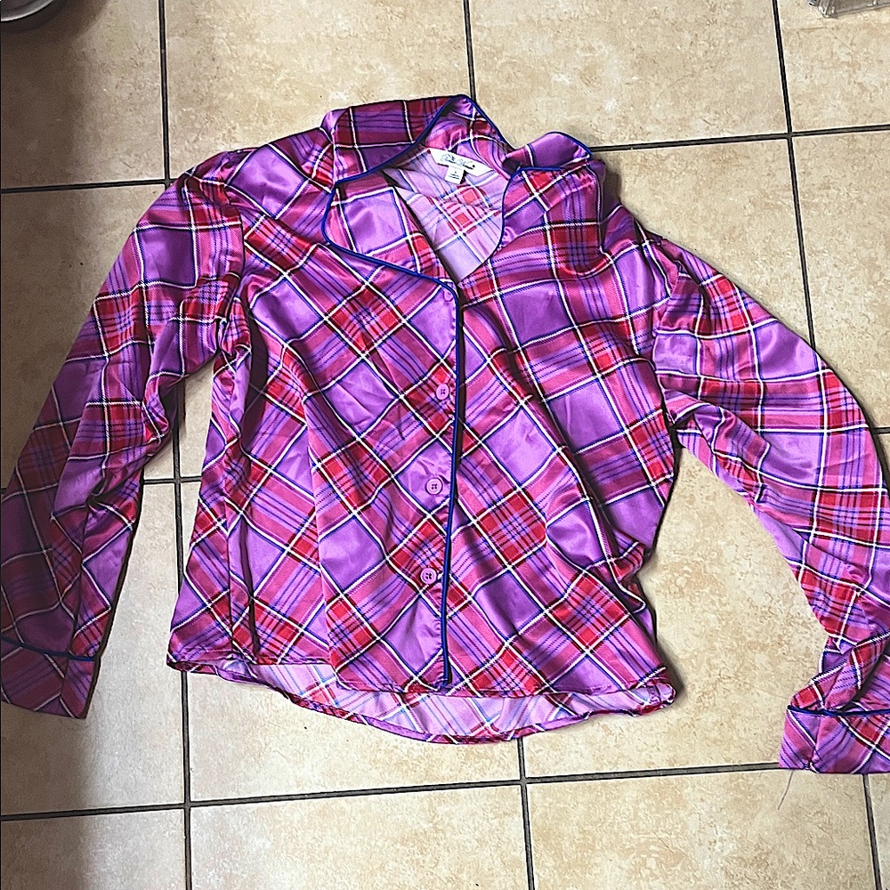 DNA Couture Pink Plaid Kids Romper